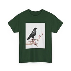 Crow Japanese Art Shirt, Japanese Art Lovers Tee, Kyosai Woodblock Shirt