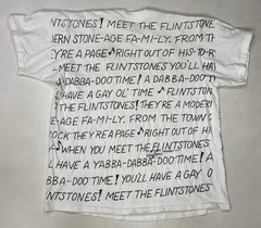 VINTAGE The Flistones All Over Print 1994 T-shirt Men Large 90s Single Stitch