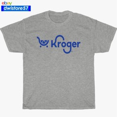 New Kroger Store Usa Logo Black/Navy/White/Grey T-Shirt S-5XL