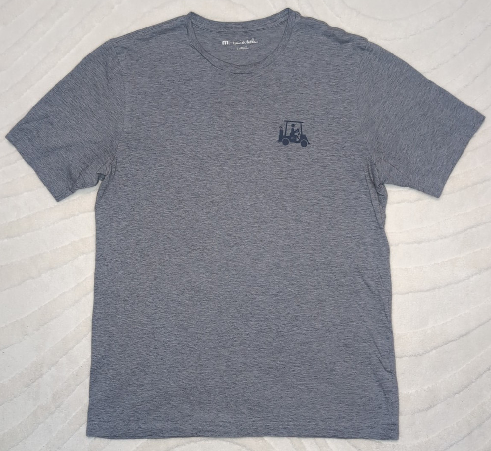 Travis Mathew Shirt Men Large Weekend Forecast Drinking Golf Work Party Gym Core