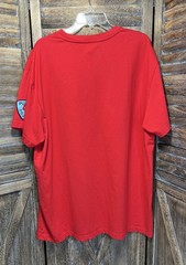 AKOO Red Graphic T-Shirt Peace Brotha Public Housing Patch Mens Size 4XL