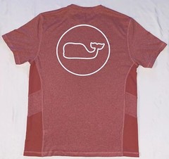 Men’s Vineyard Vines Light Red Performance Tshirt Size Small COMFORTABLE