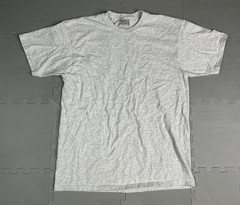Vintage 90s T-shirt Pluma Heavyweight Cotton Heather Gray Large