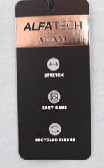 Alfani Mens Henley T-Shirt New L Light Blue Long Sleeve Standard Stretch Solid