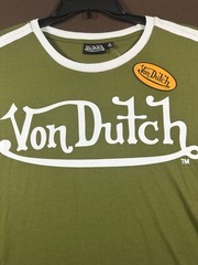 Von Dutch T Shirt Mens Medium Spellout Logo Graphic Streetwear NWT