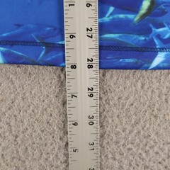 Reel Legends Shirt Mens M Blue Aquatic Camouflage Polyester Sun Protection NEW