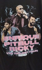 Ricky Martin Pitbull Enrique Iglesias Trilogy Tour Shirt Large 2023 Concert BG3