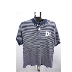 Ditch Plains Men’s Navy/White Striped Henley – XL