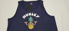Hurley Men’s Favorite fruit Bros Jersey graphic tank-top Obsidian