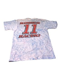Vintage Steve Kinser Shirt Adult Size Small Tye Dye Single Stitch Crewneck Tee