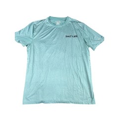 Men’s Salt Life teal green SLX XL Long-Sleeve Performance Tee Excellent
