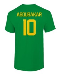 Cameroon Soccer #10 Vincent Aboubakar World Football Adult and Youth T-Shirt