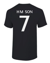 South Korea Soccer #7 Heung-Min Son World Football Adult and Youth T-Shirt Tee