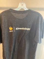 Lrg UCF University Central Florida Knights gym bodybuilding Kinesiology t-shirt