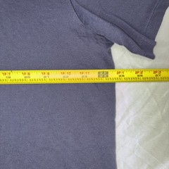 Quince Mens Tee Shirt Size XXL Blue Henley Stretch Comfort