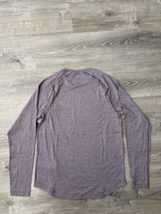 Rhône Atmosphere Long Sleeve Tee Classic Fit Men’s Small Shadow Plum/gray Stone