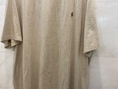 POLO Ralph Lauren Big & Tall OATMEAL TAN Short Sleeve Crewneck T Shirt 3XLT S44