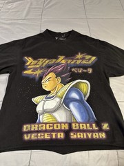 Dragon Ball Z x Hypland Vegeta Saiyan Graphic T-Shirt Mens Size Large Cropped