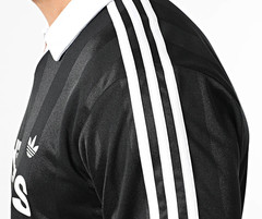 NEW MEN’S ADIDAS ORIGINALS TREFOIL POLY COLLAR TEE SHIRT ~SIZE LARGE #KE358