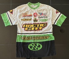 VIntage Arctic Cat Arcticwear T-Shirt Team Racing Snowmobile 2-Sided Men’s XXL