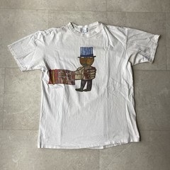 vintage 90s friedensreich hundertwasser modern art tee size large