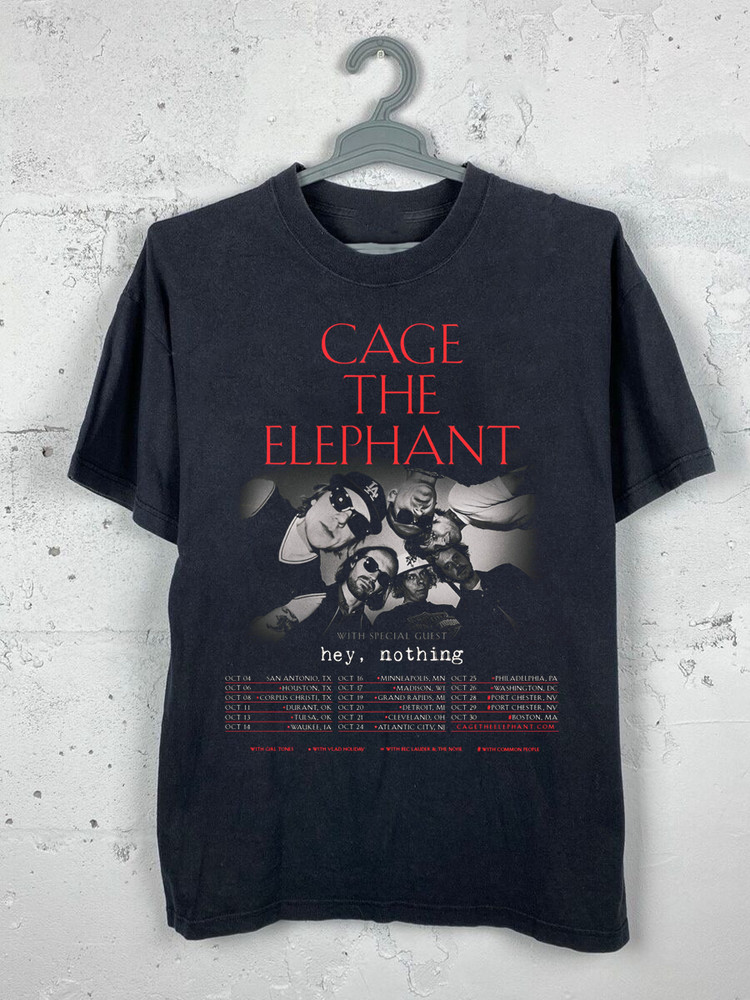 Cage The Elephant North American Tour 2025 T Shirt All Size S to 5XL AM871