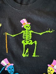 Online Ceramics Dancing Skeleton Grateful Dead Tshirt Medium Excellent condition