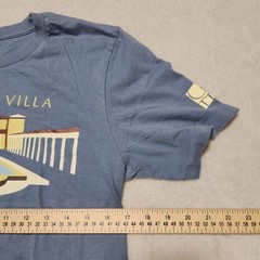 The Getty Villa Museum T-Shirt Size M Malibu, CA Blue Art Graphics