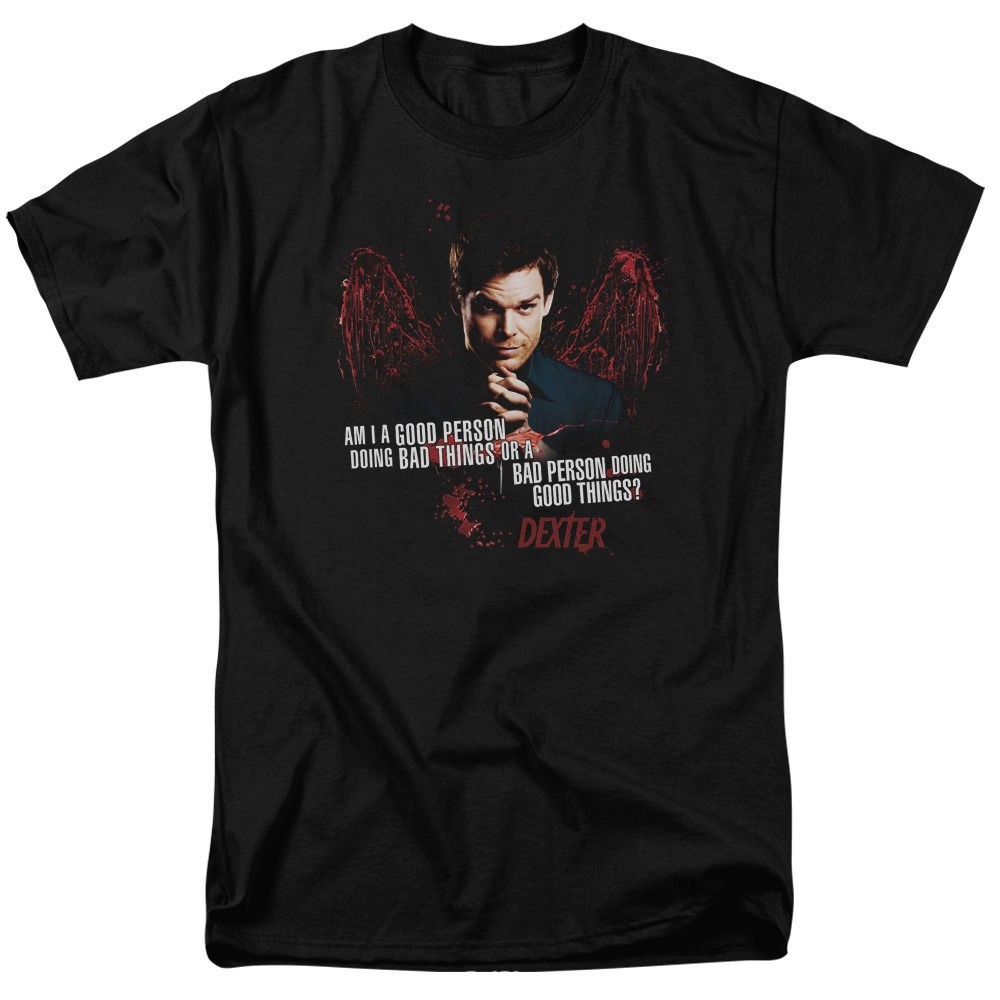 Dexter Good Bad TV Show T-Shirt Sizes S-3X NEW