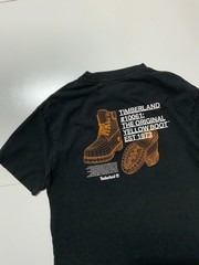 Timberland #10061 The Original Yellow Boot Graphic Diagram Pocket T-Shirt Sz. S