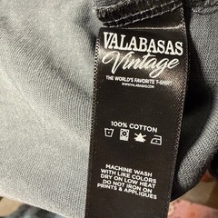 Valabasas Graphic Tee Mens sz S Grunge Skull Don’t Panic Gray 100% Cotton Street