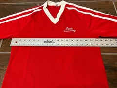 Vintage 70’s-80’s Lewis University Red Single Stitch Sports Jersey USA Made Sz M