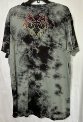 Vintage Affliction Dark Consequences flocked graphic crystal washed t-shirt XL