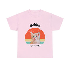 Customise Your Pet Photo Unisex T-shirt – Retro Vintage Style