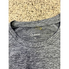 Quince Mesh Performance Training Tee Heather Blue Men’s Medium Athleisure Sport