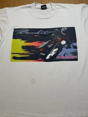 Vintage 80s Suzuki Bandit Screen Stars Best Graphic T-Shirt R. Jones Size L