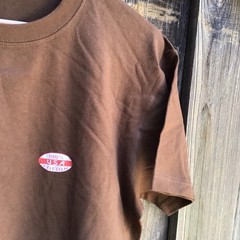 Non Stock Mfg Brown USA Cotton T Shirt XL Minimalist Blank Casual Tee