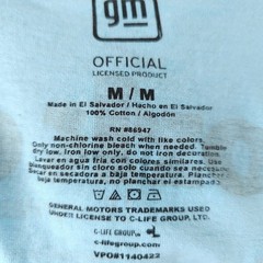 Corvette T Shirt Mens Size Medium Blue A Work Of Art Sports Car General Motors