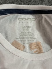 REI Co‑op Unisex T‑Shirt – Size L – White – Outdoor / Biking – NWT
