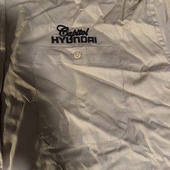 Hyundai Dealership Salesman XL Shirt Jonathan Corey Capitol Hyundai Button