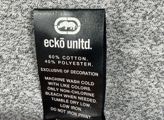 Ecko Unltd Shirt Mens XL Gray Marled Short Sleeve Logo Streetwear New With Tags
