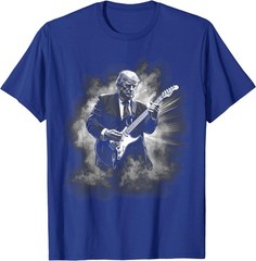 Donald Trump Playing Electric Rock Guitar T-Shirt