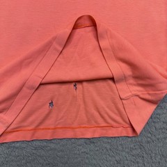 Vintage 90s Single Stitch Hong Kong Shirt Mens M Fluorescent Orange Tee Dim Sum