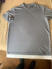 athletic t shirt mens Grey Suze L Polyester See Photos