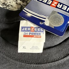 Jerzees Men’s Black Dri-Power Active ECU Pirate Graphic Crew Neck T-Shirt XL
