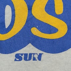 Vintage 80s Great Dad Shirt M/L 20×26 Blue Single-Stitch