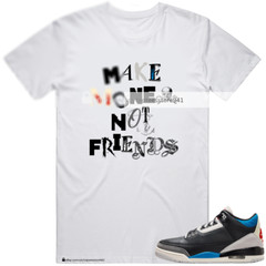 White T-Shirt Inspired by Nipsey Hussle Nike Dunk Low Triple Pink