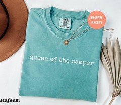 Queen of the Camper Shirt, Camping Shirt, RV Shirt, Camper Life T-Shirt