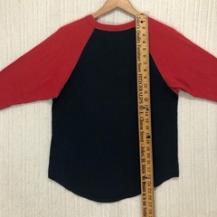 Badger Sport Mens S Cardinals Jeffersons Raglan Baseball Tee Navy Red 3/4 Sleeve
