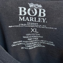 Bob Marley Roots Rock Reggae Graphic T-Shirt Mens XL Black 2012 Official Merch